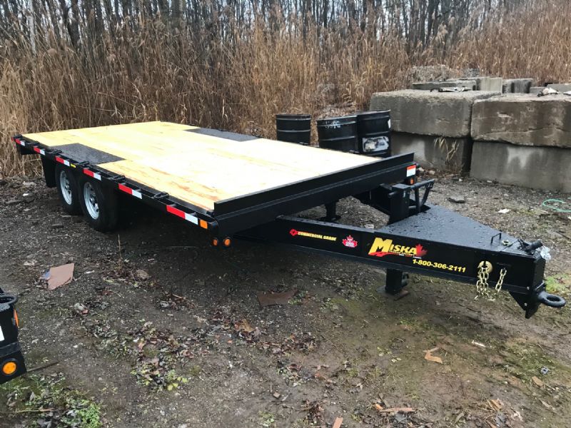 2025 Miska 7-Ton Deckover 102" x 18' Straight Deck