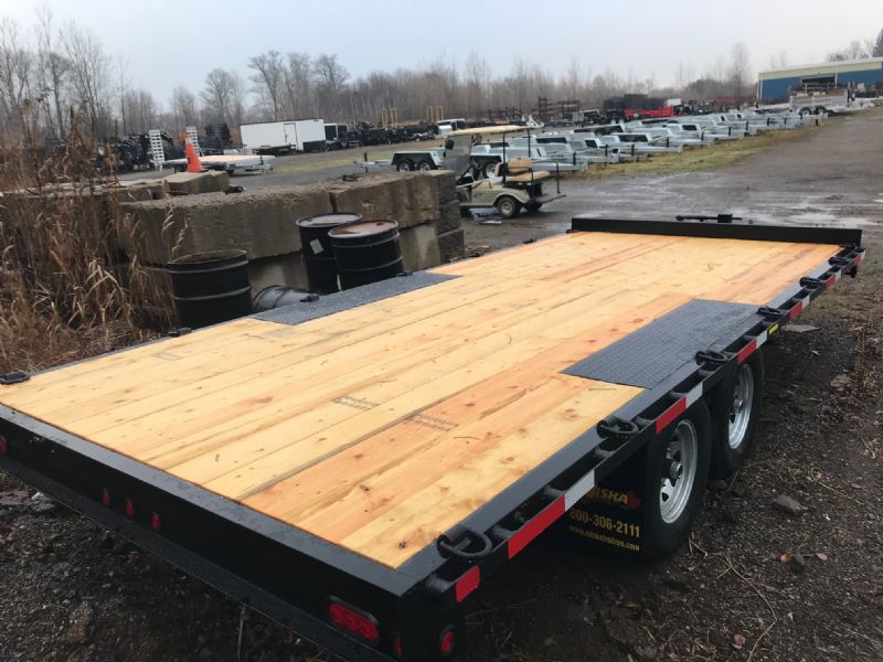 2025 Miska 7-Ton Deckover 102" x 18' Straight Deck