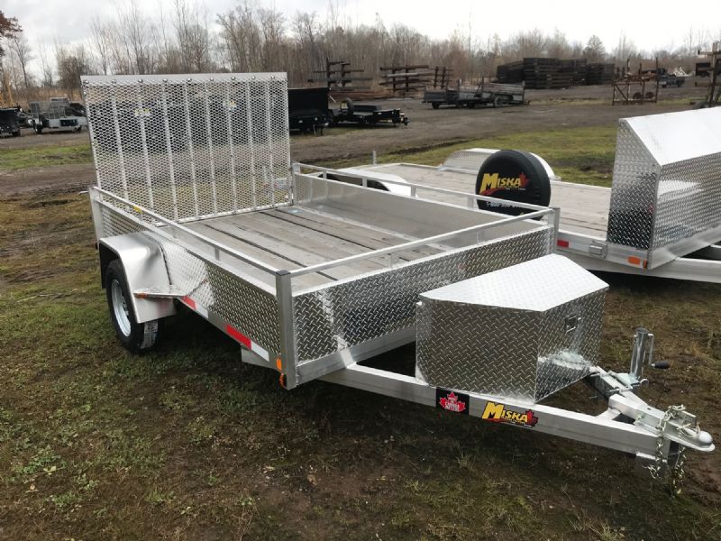 2024 Miska Single Axle Aluminum 6' x 10' w/ Home Owner Package