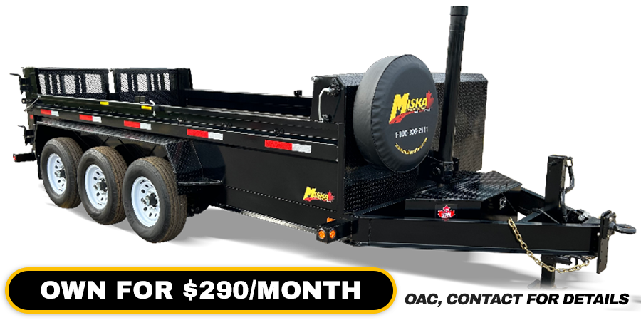 Ultra Low Pro Dump Trailers - 10 Ton Ultra Low Pro Dump Trailer