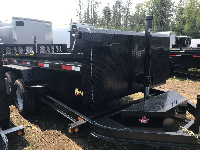 2024 Miska 7 Ton 14' Dump Trailer w/ Contractor Package