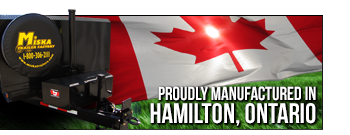 Miska Trailers are proudly manufactured in Hamilton, Ontario
