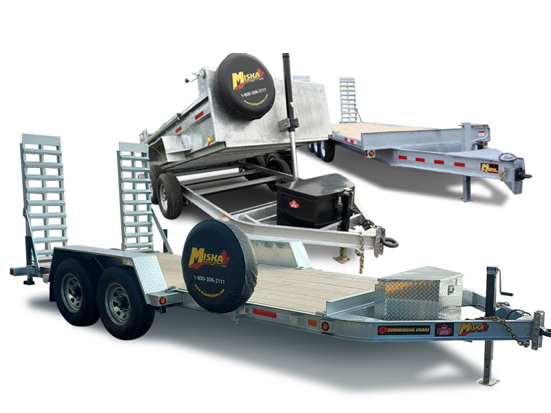 Open Galvanized Trailers